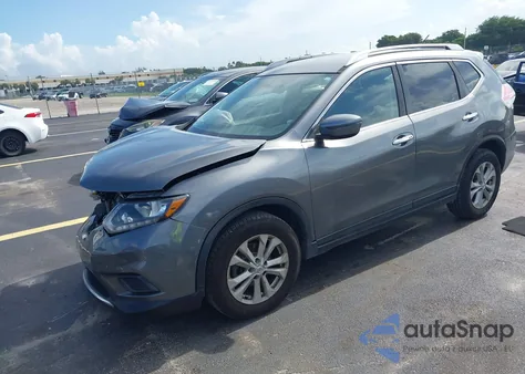 2016 Nissan Rogue Sv из США, поврежденный, VIN JN8AT2MT6GW026058